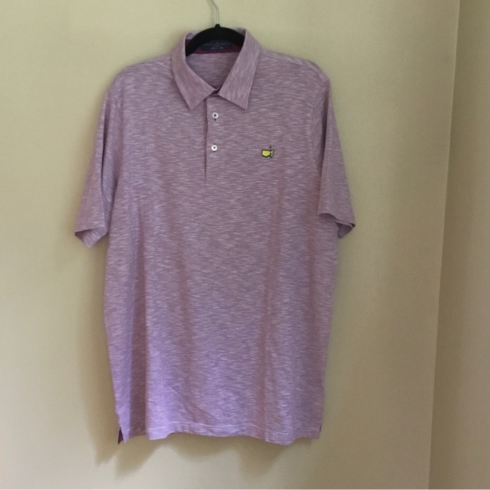 NEW Masters Augusta Clubhouse Collection Performance Fabric Short Sleeve Polo